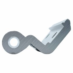 HUECK HARTMANN Flügelteil mit Klemmstück silber