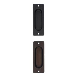 SI SIEGENIA Handhebel KS Portal mit Schiebetürmuschel und Befestigungsschrauben TS 56 mm Farbe Braun F77