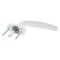 ToniTec® Fenstergriff "LENA II" RAL9016,Vierkant 37mm