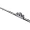 SI Siegenia Fenstergetriebe Getriebe 23 Größe 120 (FFH 1201-1400 mm) Griffmaß 590 mm mit Kippriegelbauteil und ToniTec Schraubenset KL-FR 8