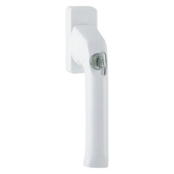 HOPPE Fenstergriff LONDON abschließbar 013S/U34 32mm weiß, F1