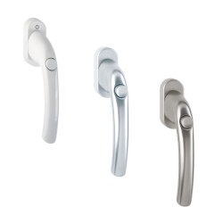 HOPPE Fenstergriff TOKYO 0710SV/U26 mit Druckknopf 37mm...