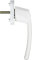 ABUS Fenstergriff abschließbar FG200 AB208 mit verstellbarem Vierkantstift Weiss