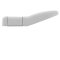 ToniTec Balkontürgriff Ziehgriff 70x45x13mm grau ohne Schrauben