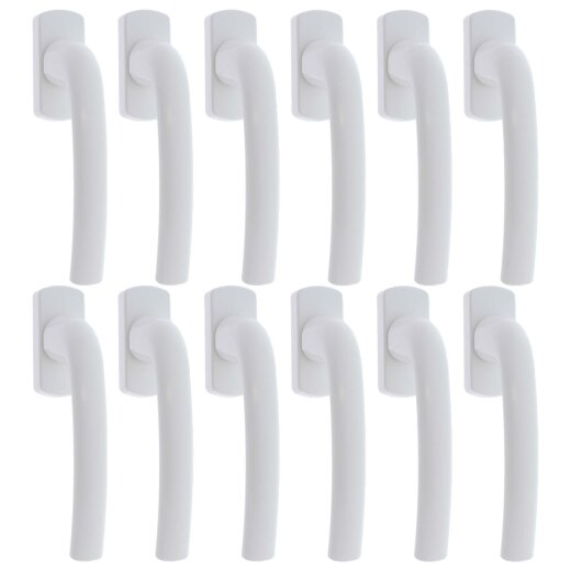 ToniTec® Fenstergriff "Magdalena" 10/35 weiß RAL 9016 12er Set