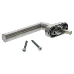 HOPPE Fenstergriff Amsterdam Secustik ® Edelstahl matt 37 mm E0400/US956 F69