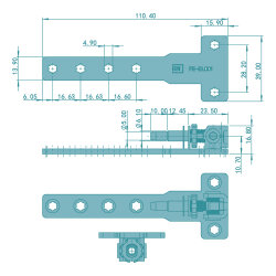 FEPS Ecklagerset Ecklager FE-EL001 + Flügellager FE-FL001 universal
