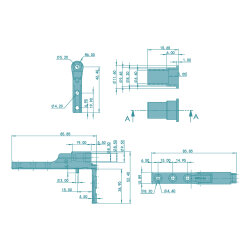 FEPS Ecklagerset Ecklager FE-EL001 + Flügellager FE-FL001 universal