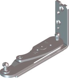 Roto NT Ecklager Designo RS Falztiefe 24mm, Nutlage 13