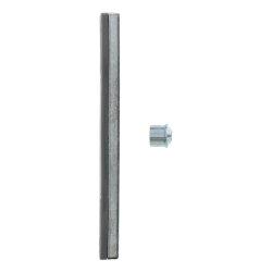 FEPS Catch Universal Balkontürschnäpper FE-BK001 inkl. Hülse silber