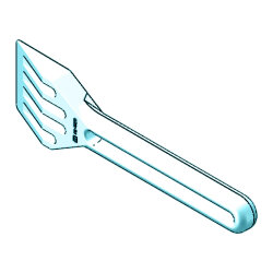 FEPS Klotzkelle FE-KK001 Kunstoff Klotzhebel türkis