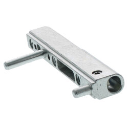 Maco Ecklagerband, silber, mit 5 mm Zentrierzapfen, 52479
