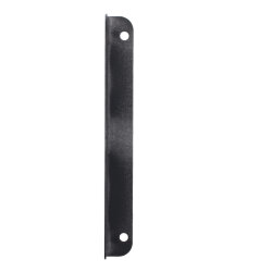 ToniTec Winkelschließblech für Zimmertüren gleichschenklig 20x170 mm Stahl schwarz lackiert