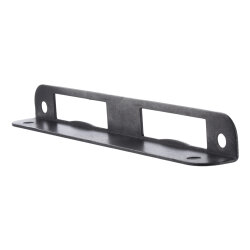 ToniTec Winkelschließblech für Zimmertüren gleichschenklig 20x170 mm Stahl schwarz lackiert