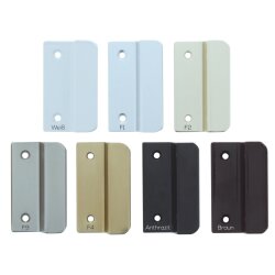 ToniTec Glasfalzgriff ohne Steg Balkontürgriff Ziehgriff Aluminium