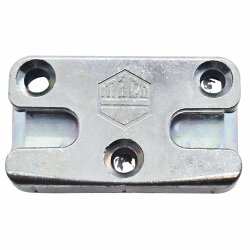 Maco Schliessblech IS silber 96674 für Schüco Corona AS/MD