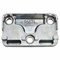 Maco Schliessblech IS silber 96674 für Schüco Corona AS/MD