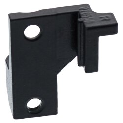Hueck Ecklager 016780 rechts schwarz