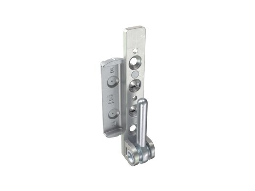 Siegenia AF Ecklager H 18 rechts, silber, K100