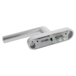Schlechtendahl Getriebegriff Aluminium Fenstergriff mit Rasterung für Alufenster
