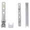 AUBI Siegenia Reparatur-Set EW001 Ecklager EB005 Ecklagerbock inkl. Abdeckkappen weiß