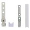 AUBI Siegenia Reparatur-Set EW001 Ecklager EB005 Ecklagerbock inkl. Abdeckkappen weiß