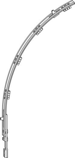 Roto NT Rundbogen Mittelverschluß RB-MV 750 N430A02206