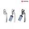 HOPPE Fenstergriff ATLANTA 0530/US952 Secustik 32mm Vierkant weiß ** SONDERPOSTEN **