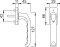 Hoppe Fenstergriff London 013/U34 VK 7/32 F4 ohne Schrauben