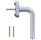 HOPPE Fenstergriff Serie Bonn 050/U30 Vierkant 7/37 mm F1 silberfarbig eloxiert 3820426