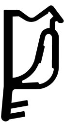 Roto Flügel- / Überschlagdichtung S 7503 b grau...