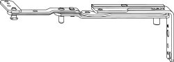 Roto Falzaxerarm NT Designo II Ls Aluplast 4/5/6/8000