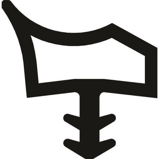 Roto Innentürdichtung M 3967 weiß Bund a. 50 mtr