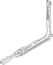 Roto Eckumlenkung RB für Rundbogen ohne Zunge N400A17006 Mat.-Nr. 255 273 ROTO NT