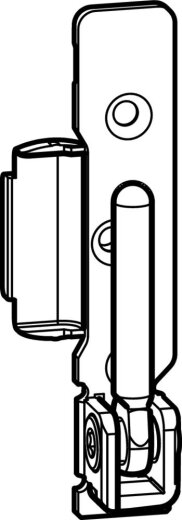 Roto Ecklager E5 12/20 ohne Zapfen rechts NT