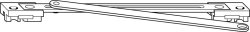 Roto Drehbegrenzer Rahmenschiene K NR 204 N733A20406 NT