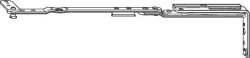 Roto Axerarm 500 K32 rechts Designo II