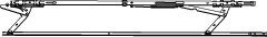 Roto Patio Alversa Gleitscheren SET links FFB 1251-1650 mm
