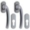 HOPPE Balkontürset "TOKYO" 0710RH/66N12/49PN12S Rosetten-Garnitur für Fenstertüren 8137457