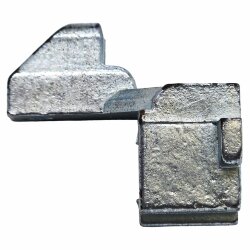 [BA] Hueck Hartmann Ecklager 100 kg links silber