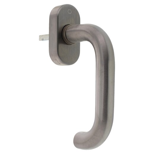 Hoppe Fenstergriff Paris E038/UD9056 Vario Fit VK 32-42 mm F69 Edelstahl matt mit Schrauben