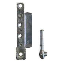 Siegenia Ecklager H-12/18 links titan silber FBEL0072-100060