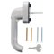 Hoppe Fenstergriff Paris E038S/US9056 Secu100 ® 100NM abschließbar VarioFit ® Vierkant 32-42 mm Schließung H001 F69 Edelstahl matt