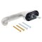 Hoppe Fenstergriff Paris E038S/US9056 Secu100 ® 100NM abschließbar VarioFit ® Vierkant 32-42 mm Schließung H001 F69 Edelstahl matt